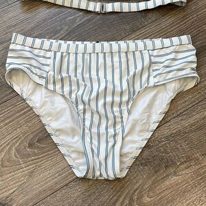 Slendid Striped Bikini Bottom Size Medium